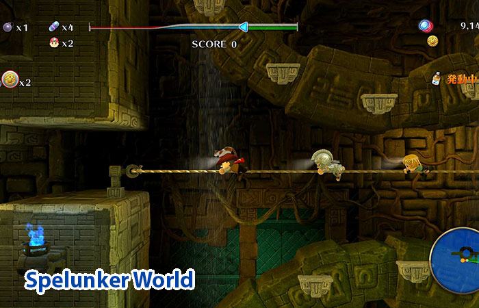 Phong cách chơi Spelunker World rất giống Super Mario