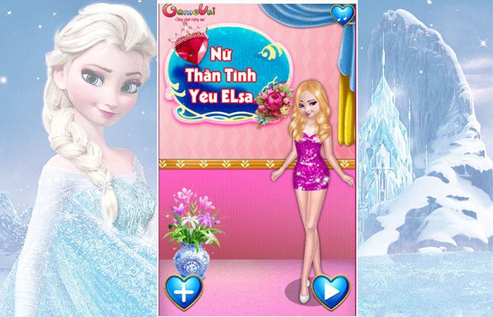 Game nữ thần tinh yêu Elsa