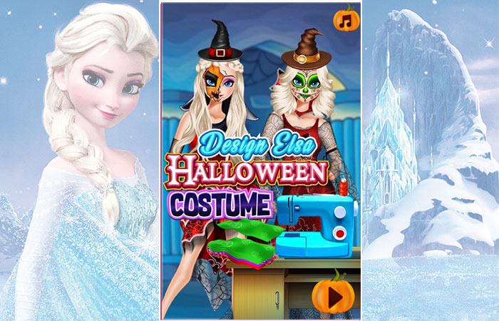 Game trang điểm Haloween Elsa