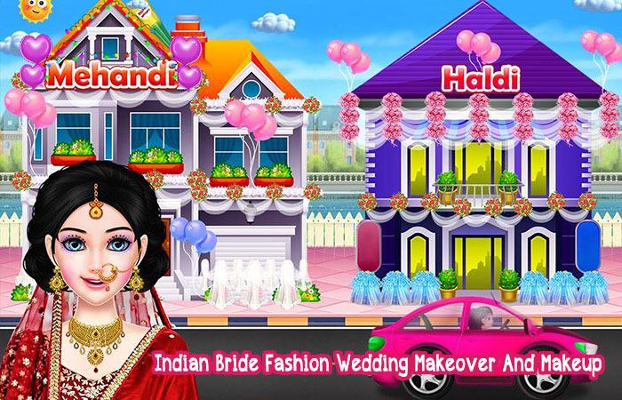 Game trang điểm theo phong cách Ấn Độ độc lạ: Indian Bride Fashion Wedding Makeover And Makeup