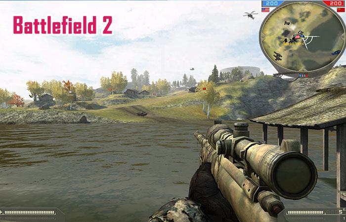 Giao diện chơi Battlefield 2