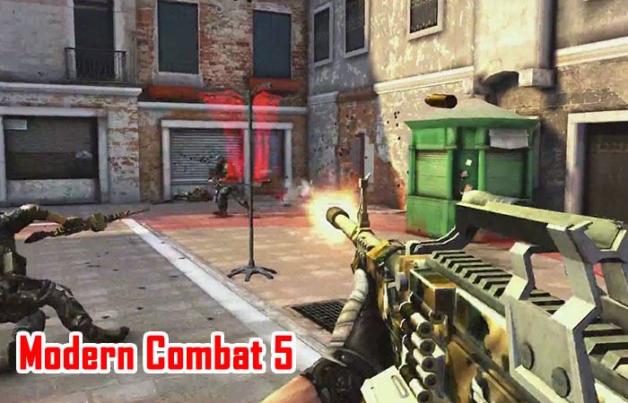 tải game bắn súng hành động Modern Combat 5