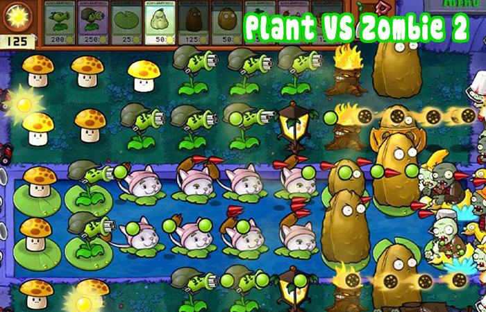 Game chiến thuật phòng thủ cực hay cho trẻ em Plant VS Zombie 2