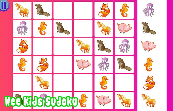 Game đố vui trẻ em hay iPad Wee Kids Sudoku