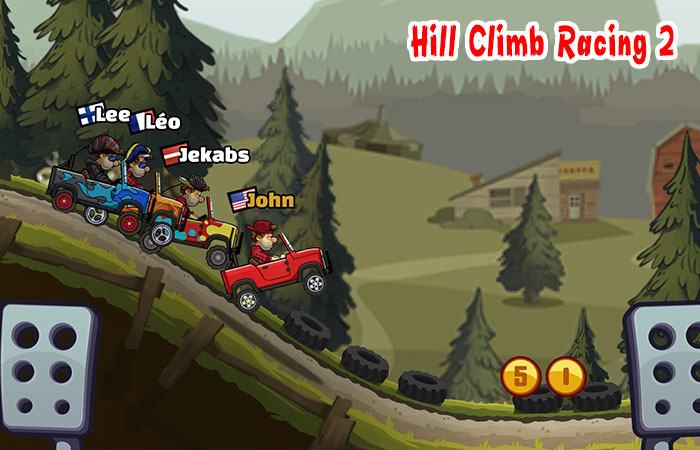 Game đua xe đồ họa vui nhộn Hill Climb Racing 2