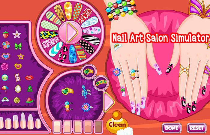 Game làm móng tay con gái Nail Art Salon Simulator