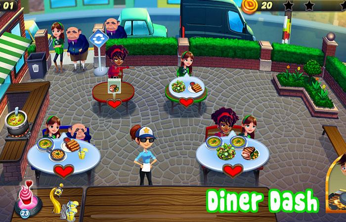 Game offline hay cho trẻ em Diner Dash