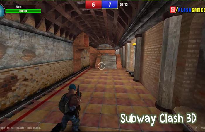 Game y8 bắn nhau 3D: Subway Clash 3D