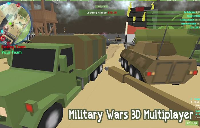 Game Y8 bắn súng nhiều người chơi: Military Wars 3D Multiplayer