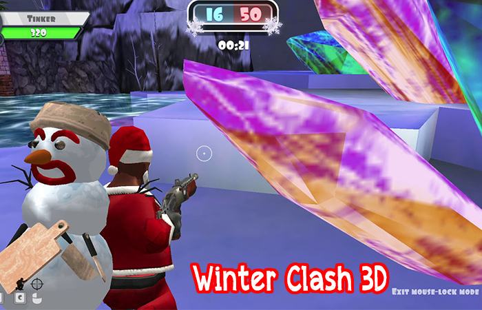 Game Y8 bắn súng ông già Noel - Winter Clash 3D