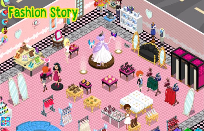 Giao diện chơi game Fashion Story