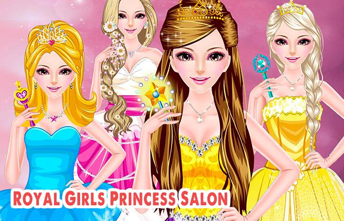 Game hay cho bé thời trang Royal Girls Princess Salon