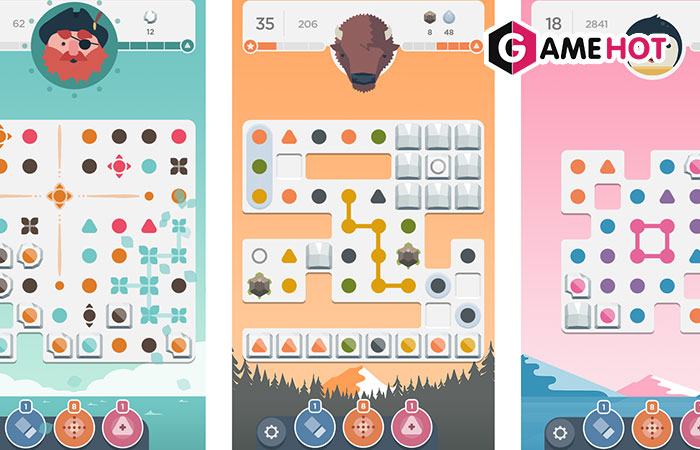Game offline android thú vị Dots