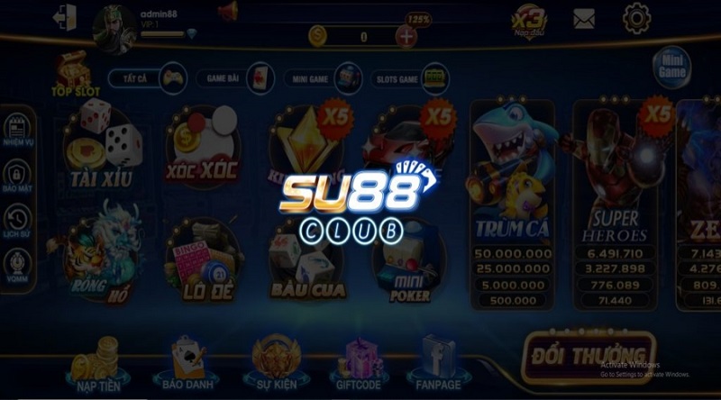 Su88 Club – Game bài đổi thưởng chất lượng toàn cầu